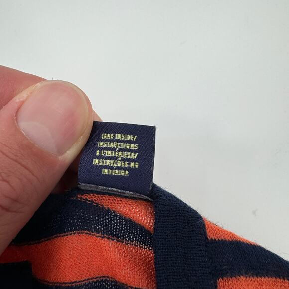 Scotch & Soda Amsterdam Couture Striped Crewneck Sweater Size Large Wool Blend - Picture 5 of 9